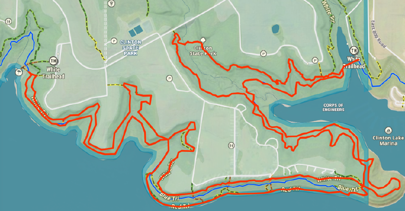 Picture of a map in the planning stages.